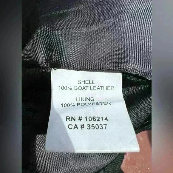 Joe’s Jeans Leather Jacket Medium Goth Emo Punk Moto Festival Concert - Picture 6 of 11